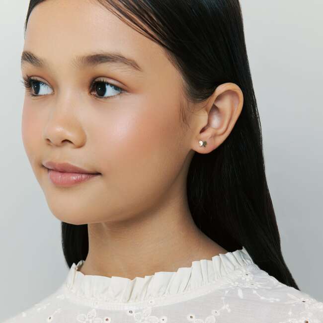 White Hudson Butterfly Studs