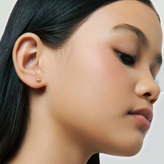 Twinkle Circle Studs - Mini