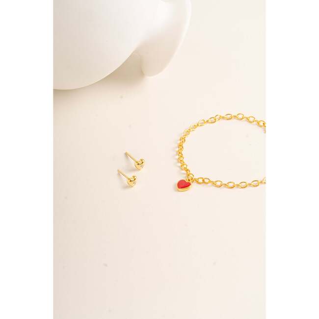 Twinkle Heart Studs - Mini - Earrings - 3