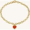 Red Central Heart Bracelet - Bracelets - 1 - thumbnail