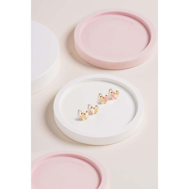 White Hudson Butterfly Studs - Earrings - 3