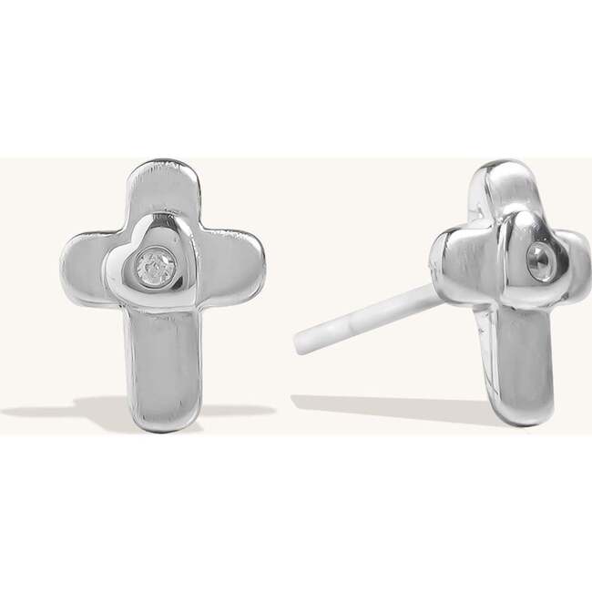 Brooklyn Cross Studs
