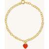 Red Central Heart Bracelet - Bracelets - 4 - thumbnail