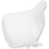 Brimmed Linen Baby Bonnet, Soft White Linen - Hats - 1 - thumbnail