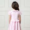Organic Puff Sleeve Smocked Party Dress with Ruffle Collar, Pale Pink - Dresses - 5 - thumbnail