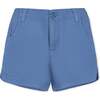 Organic Stretch Chino Pull-On Short, Coastal Blue - Shorts - 1 - thumbnail