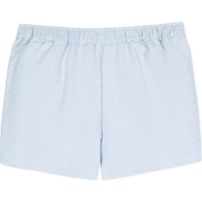Organic French Terry Patch Pocket Short, Light Blue Heather - Shorts - 2