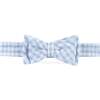 Classic Seersucker Bow Tie, Classic Blue Gingham - Bowties & Ties - 1 - thumbnail