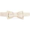 Classic Seersucker Bow Tie, Tonal Tan Seersucker - Bowties & Ties - 1 - thumbnail