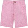 Linen Blend Short, Rose Linen - Shorts - 1 - thumbnail