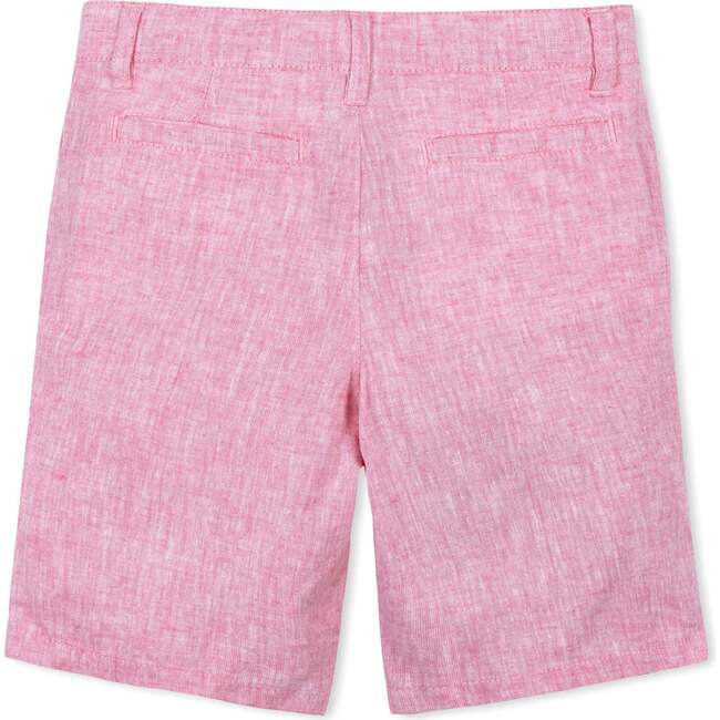 Linen Blend Short, Rose Linen - Shorts - 2