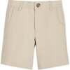 Organic Uniform Stretch Chino Short, Light Khaki - Shorts - 1 - thumbnail