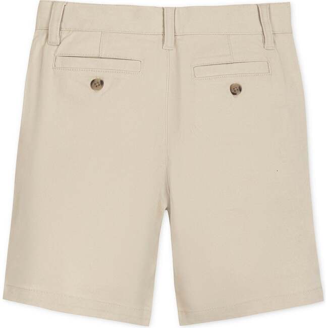 Organic Uniform Stretch Chino Short, Light Khaki - Shorts - 2