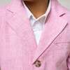 Linen Suit Jacket, Rose Linen - Blazers & Sport Coats - 4 - thumbnail