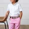 Linen Suit Pant, Rose Linen - Pants - 4 - thumbnail