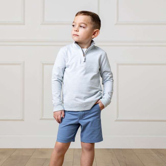 Organic Uniform Stretch Chino Short, Coastal Blue - Shorts - 3