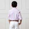 Organic Stretch Poplin Long Sleeve Button Down Shirt, Pink Petal Plaid - Button Downs - 5