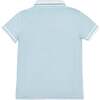 Organic Short Sleeve Knit Pique Polo Shirt, Robin's Egg Blue - Polo Shirts - 2