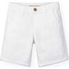 Organic Uniform Stretch Chino Short, White Stretch - Shorts - 1 - thumbnail