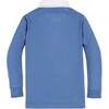Organic Long Sleeve Rugby Shirt, Coastal Blue - Shirts - 2 - thumbnail