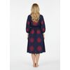 Solange Women's Popover Dress Navy Flower Embroidery, Navy - Dresses - 4