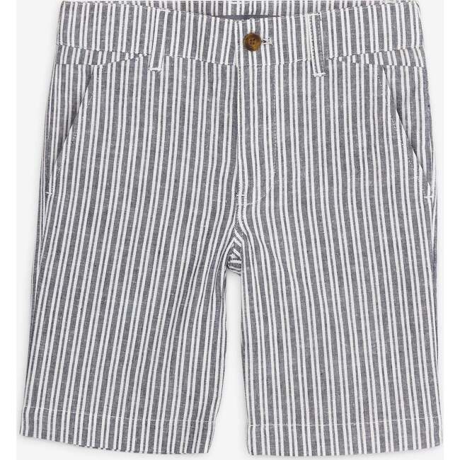 Trouser Short, Navy Stripe