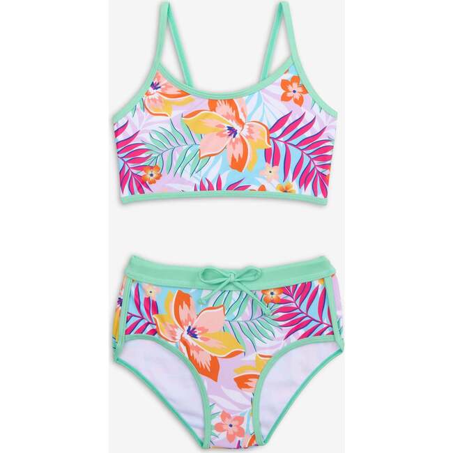Stella Swim Short Set, Retro Tropics