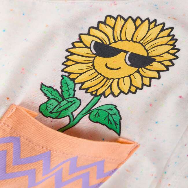 Pocket Tee, Speckled White