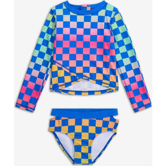 Oceana Rash Guard Set, Checkerboard
