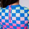 Oceana Rash Guard Set, Checkerboard - Two Pieces - 2