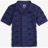 Resort Shirt, Navy Blue - Shirts - 1 - thumbnail