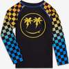 Long Sleeve Rash Guard, Checkerboard - Rash Guards - 1 - thumbnail