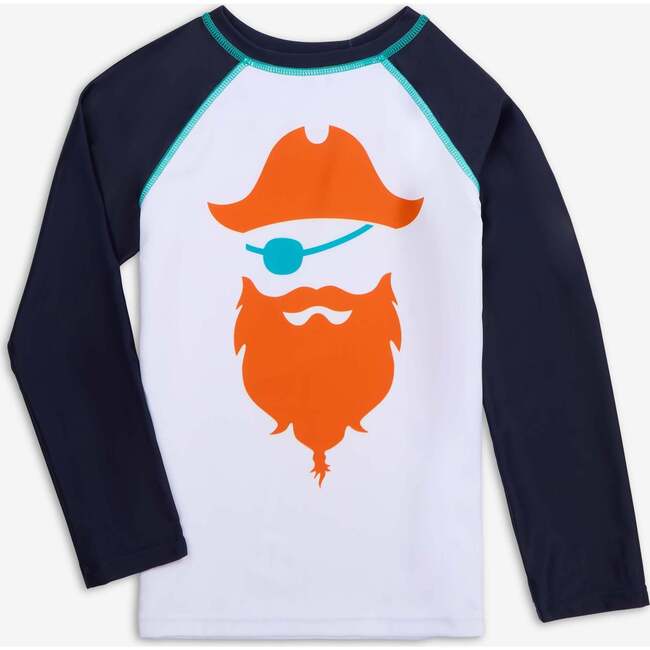 Long Sleeve Rash Guard, Navy Blue