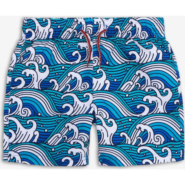 Mid Length Swim Trunks, Waves