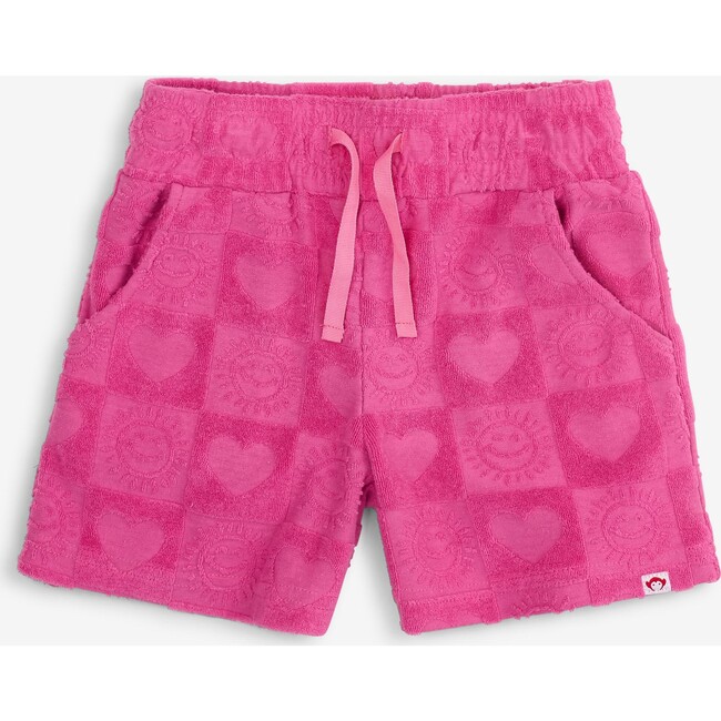 Girls Resort Shorts, Fuchsia