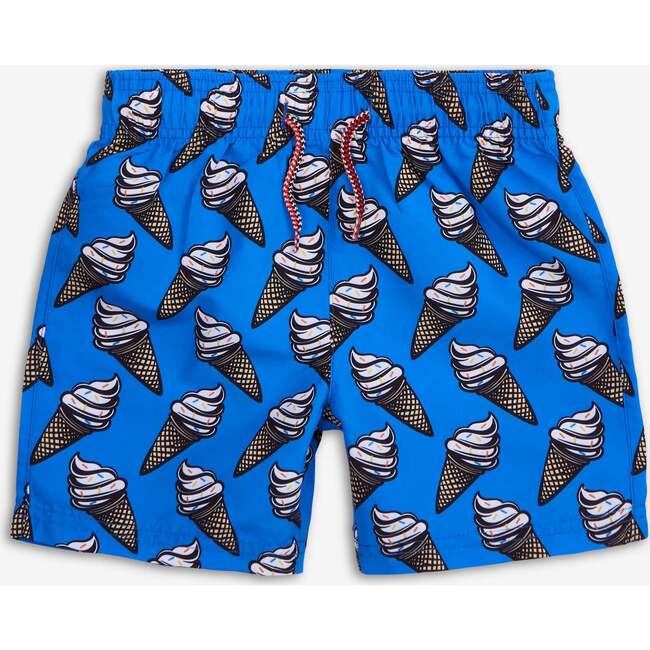 Mid Length Swim Trunks, Ice Cream