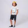 Graphic Short Sleeve Tee, Light Grey - T-Shirts - 2