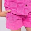 Girls Resort Shorts, Fuchsia - Shorts - 4