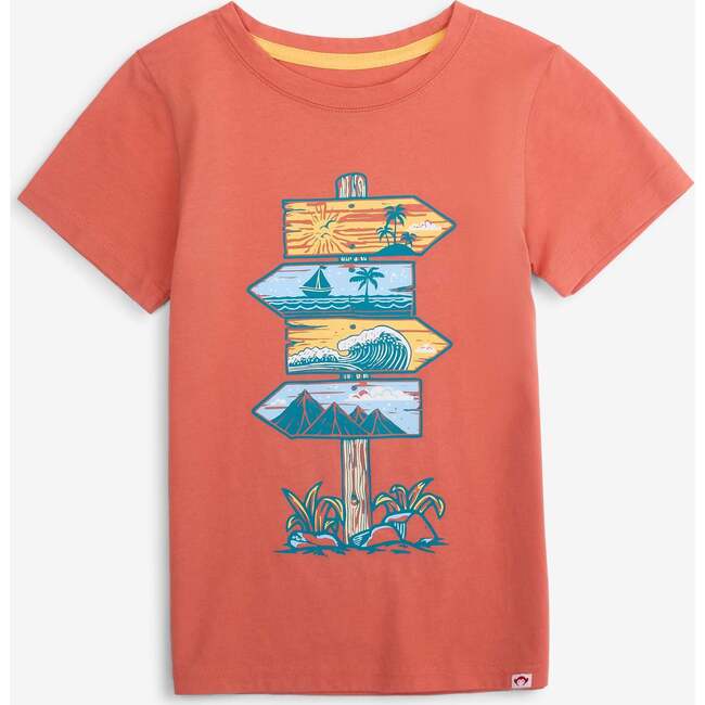 Graphic Short Sleeve Tee, Clay