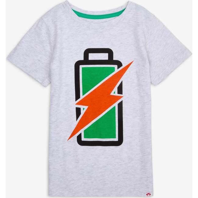 Graphic Short Sleeve Tee, Cloud Heather