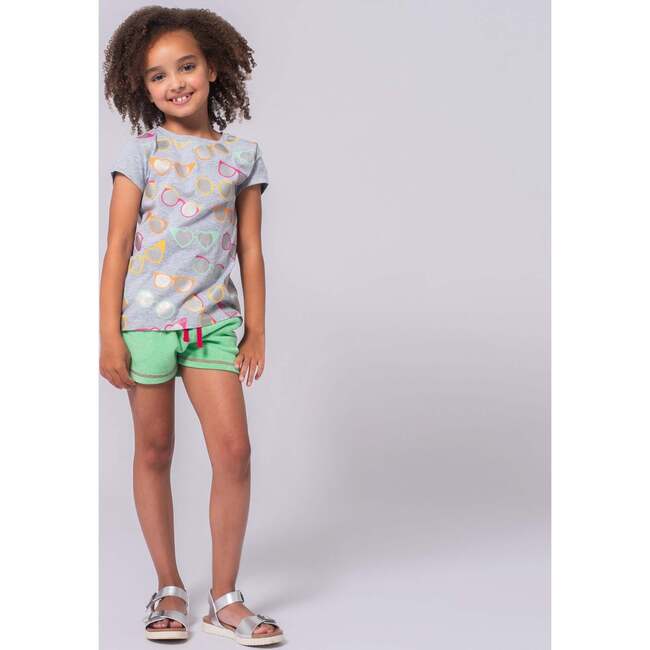 Circle Tee, Heather Mist