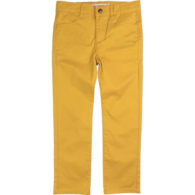 Skinny Twill Slim Fit Pant, Goldenrod