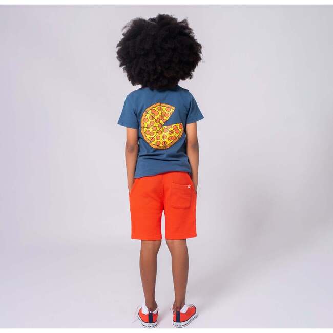 Graphic Short Sleeve Tee, Dark Blue - T-Shirts - 4