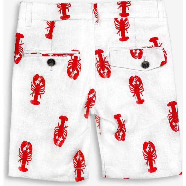 Flat-Front Trouser Short, Lobster