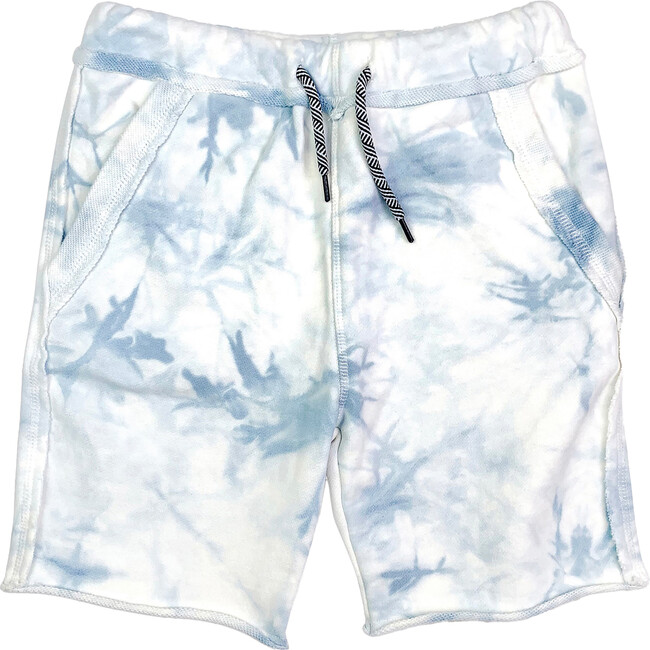 Brighton Tie-Dye Drawstring Shorts, Sky