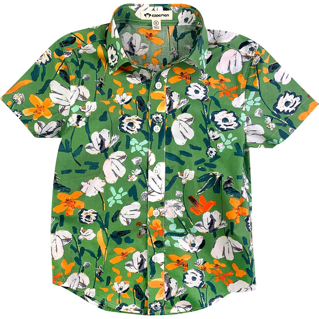 Day Party Print Shirt, Ivy Rose