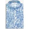 Day Party Print Shirt, Blue Palms - Shirts - 2 - thumbnail