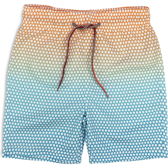 Mid Length Swim Trunks, dots