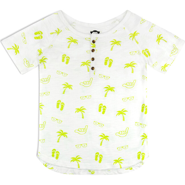 Clubhouse Henley, white - T-Shirts - 1