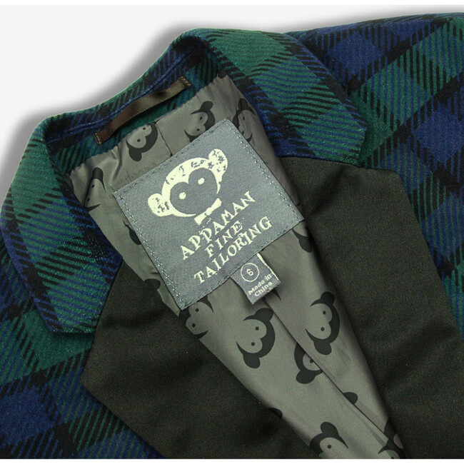 Tuxedo Suit Jacket, Blackwatch Velvet Plaid